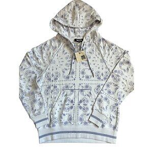 SER.O.YA NWT UNISEX FOSTER PULLOVER HOODIE, SHELL 100% COTTON, SIZE SMALL